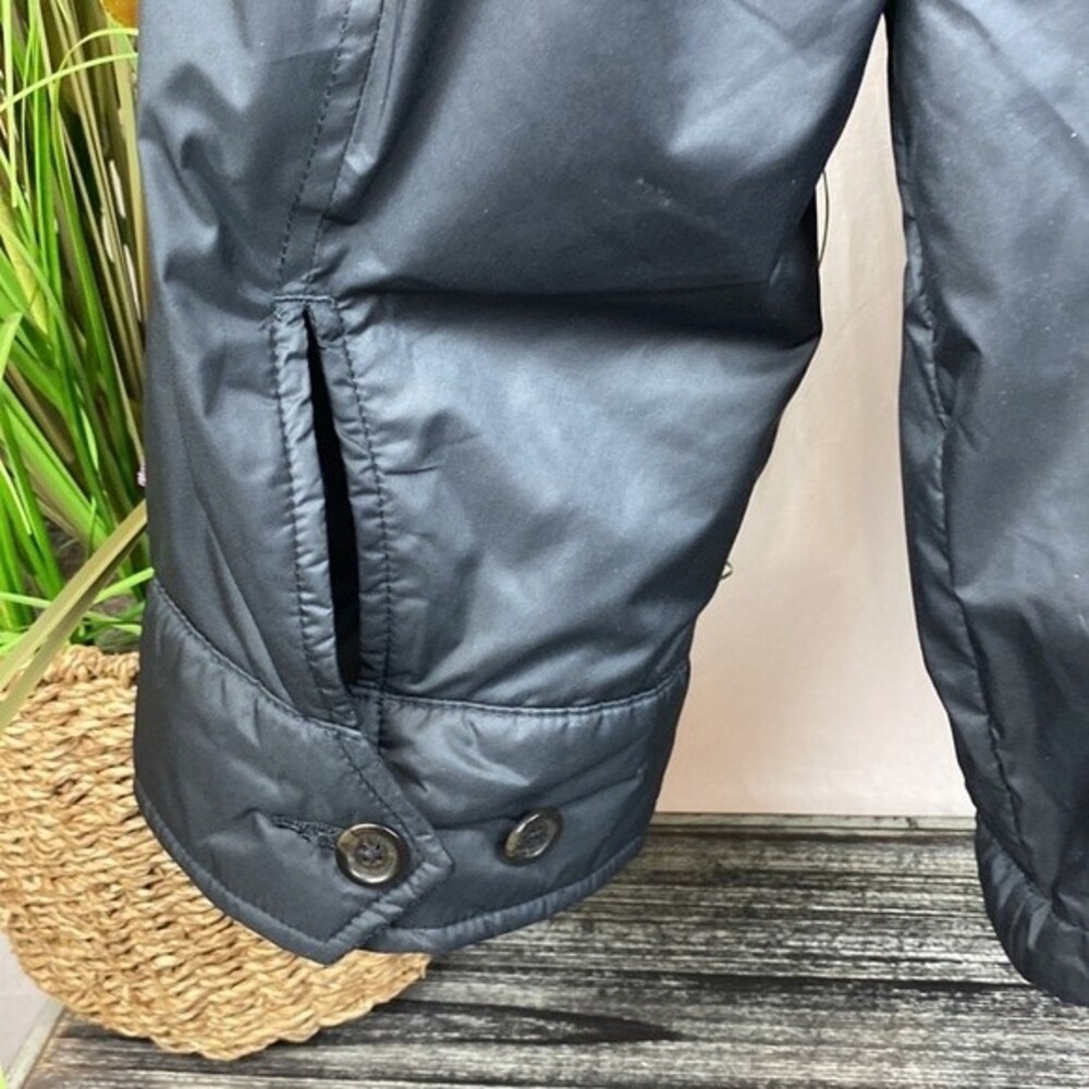 Ralph Lauren Polo Black Zip Up Windbreaker Hoody Lined Jacket 4LT - Picture 6 of 9